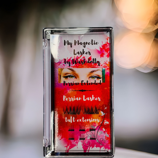 My Magnetic Lashes by Washdolly Persian accent lashes with tuft anchors for multiple looks
